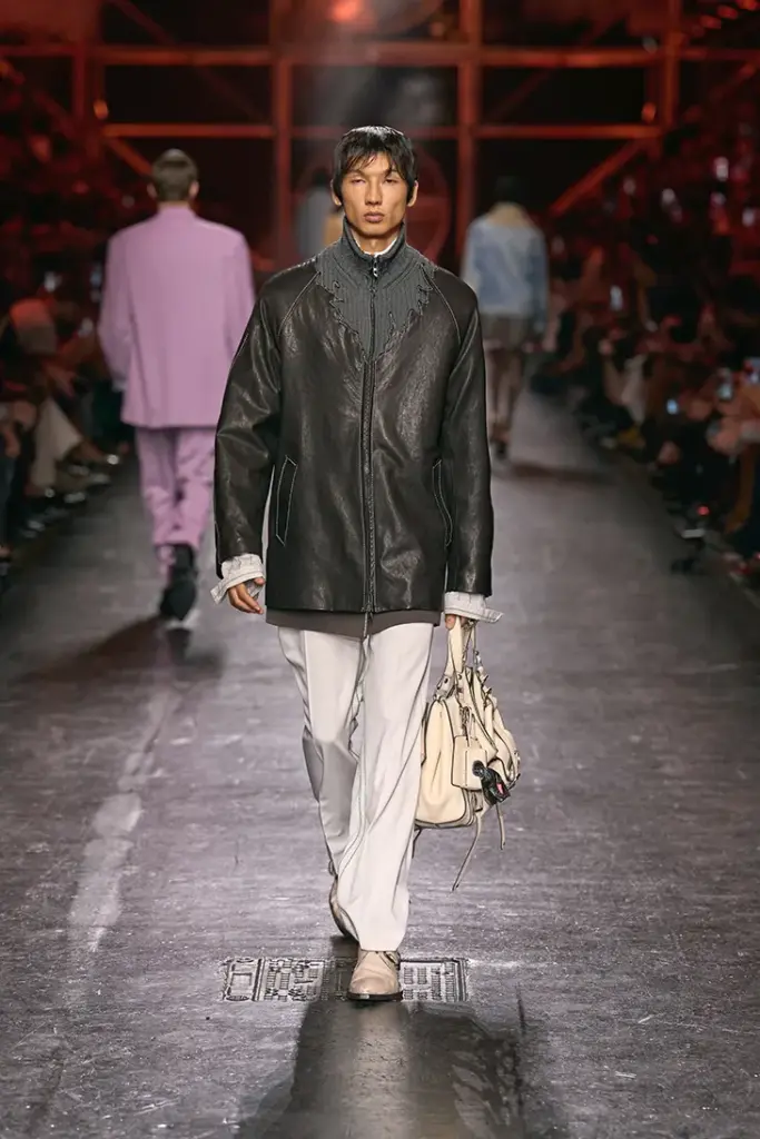 Diesel Spring Summer 2027 runway look in Milan