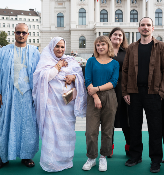 Greta Thunberg at the Zurich Film Festival for My Home of Wind and Sand