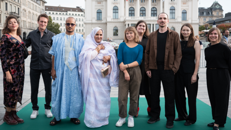 Greta Thunberg at the Zurich Film Festival for My Home of Wind and Sand