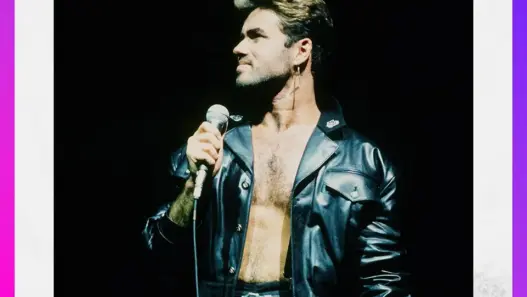 George Michael during The Faith Tour era for Father Figure Live in Paris 1988