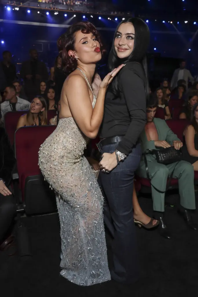 Charli xcx, RAYE and Paris Hilton at the 2026 MTV VMAs