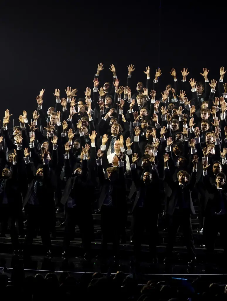 Yung Lean during the 2026 MTV Video Music Awards performance of STORM