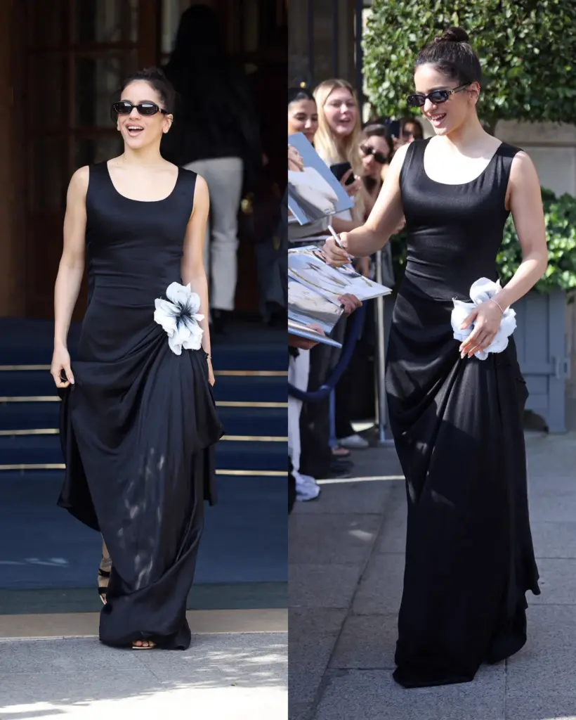 Rosalía at the Dior Spring Summer 2027 show during Paris Fashion Week