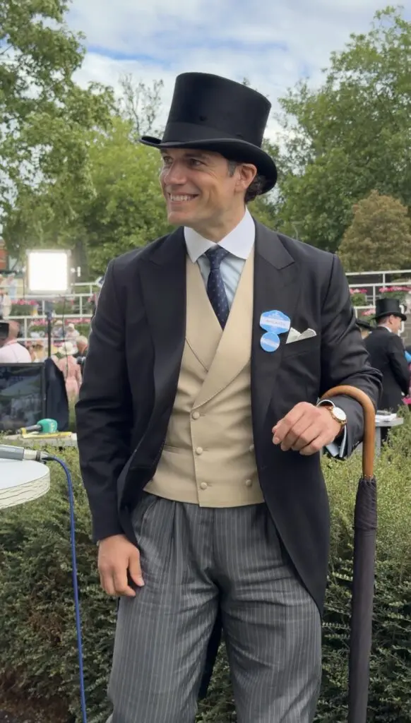 Man Crush Monday: Ambassador Henry Cavill Packed Heat Debuting At Royal Ascot Wearing Rare Museum Borrowed, 1926 Longines1 Monopusher Chronograph