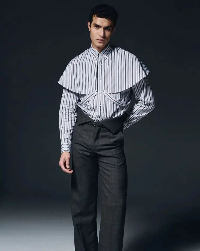 Model Leandro da Silva For L’Officiel Hommes Italia