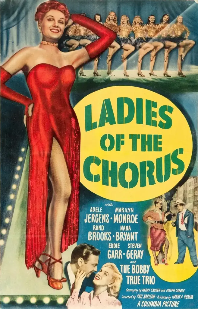 Marilyn Monroe in the 1948 film “Ladies of the Chorus”