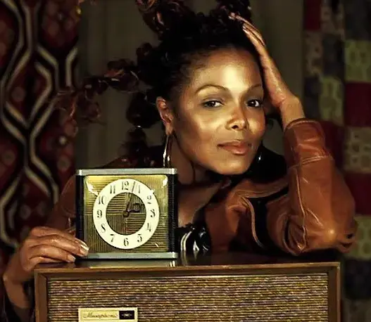 Janet Jackson in official artwork from The Velvet Rope era
