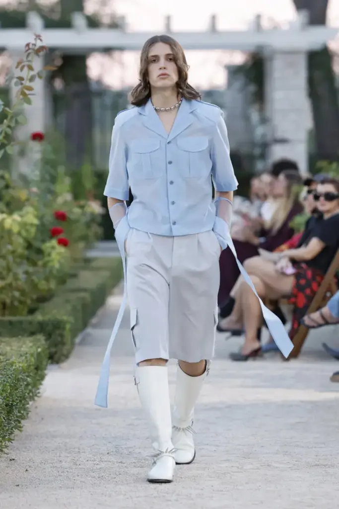 PALOMO Spring Summer 2027 Et in Arcadia Ego runway look in Madrid