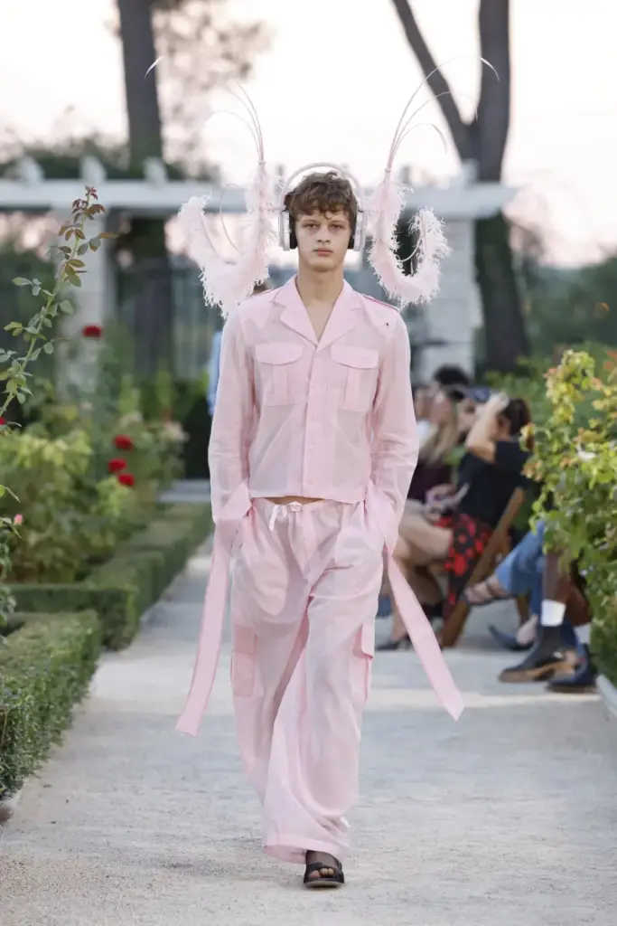 PALOMO Spring Summer 2027 Et in Arcadia Ego runway look in Madrid