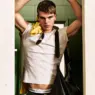 Josh Watson and Finn Vojlay in the Squashed MMSCENE editorial photographed by Jeremy Kees Orr