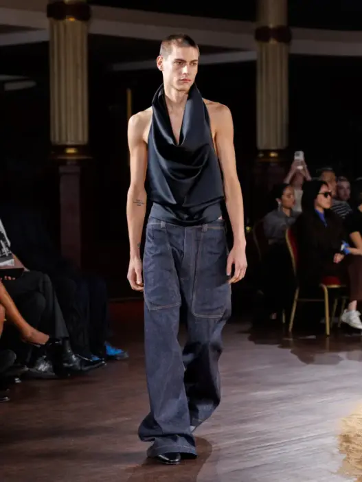 Torishéju Spring Summer 2027 runway look at Paris Fashion Week