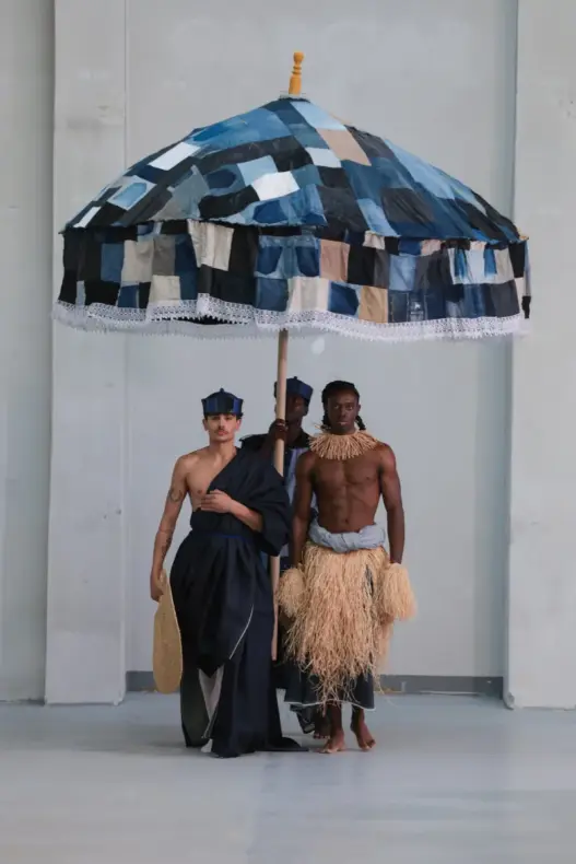 VICTOR-HART Denim Diplomacy look at Milan Fashion Week