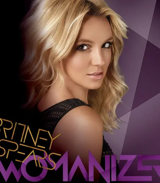Britney Spears Womanizer single cover from the Circus era