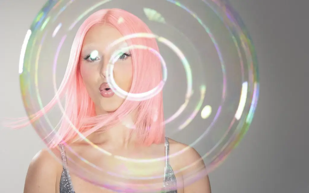 Zara Larsson with pink hair for her 2026 Allure cover shoot