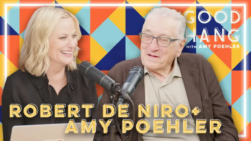 Robert De Niro during his appearance on Good Hang with Amy Poehler