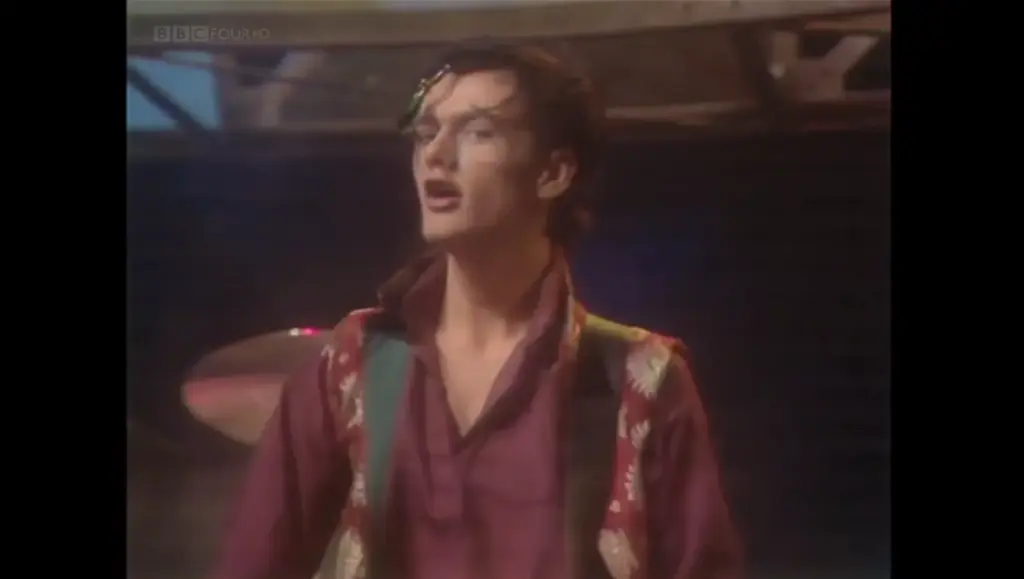 Adam Ant during the December 11 1980 Top of the Pops performance of Antmusic