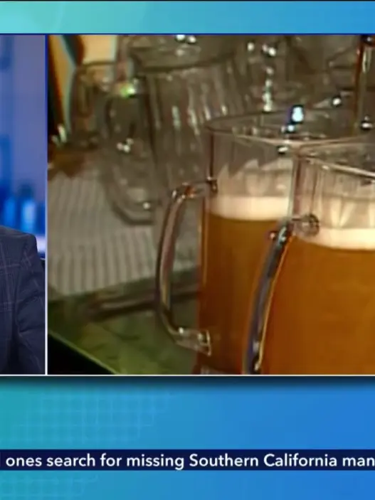 KTLA segment about the company behind Corona and Budweiser exploring beer with protein and electrolytes
