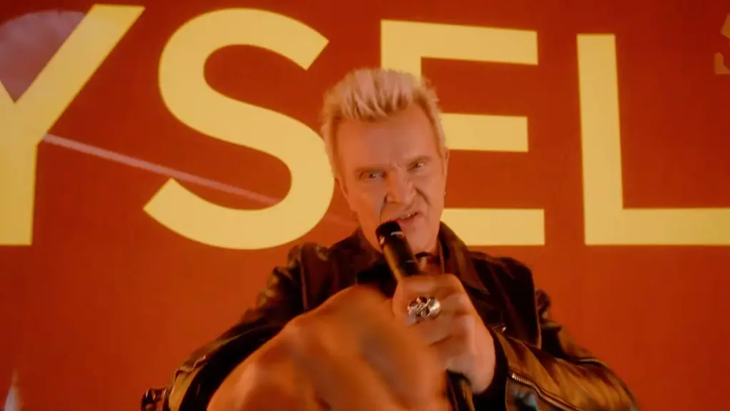 Billy Idol in the ESPN 2026 US Open video featuring Dancing With Myself