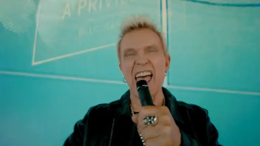 Billy Idol in ESPN's 2026 US Open Dancing With Myself video