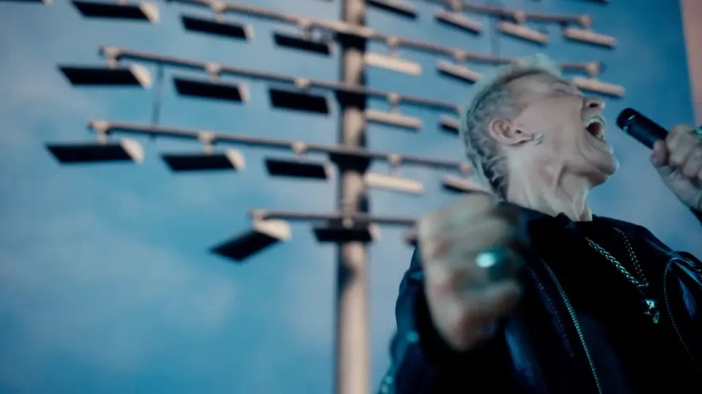 Billy Idol appearing in ESPN's 2026 US Open Dancing With Myself video