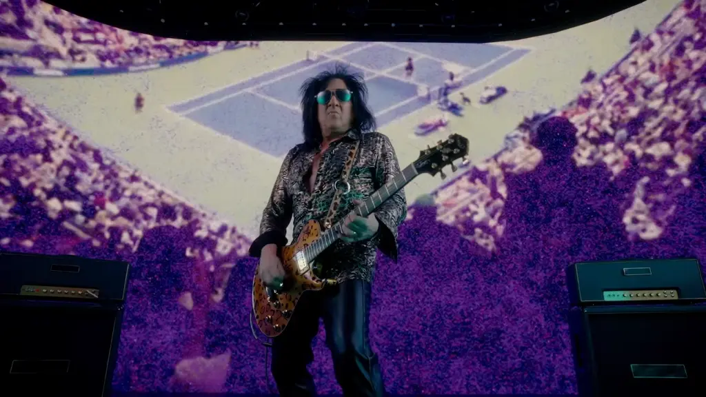 Billy Idol in ESPN's 2026 US Open campaign video set to Dancing With Myself