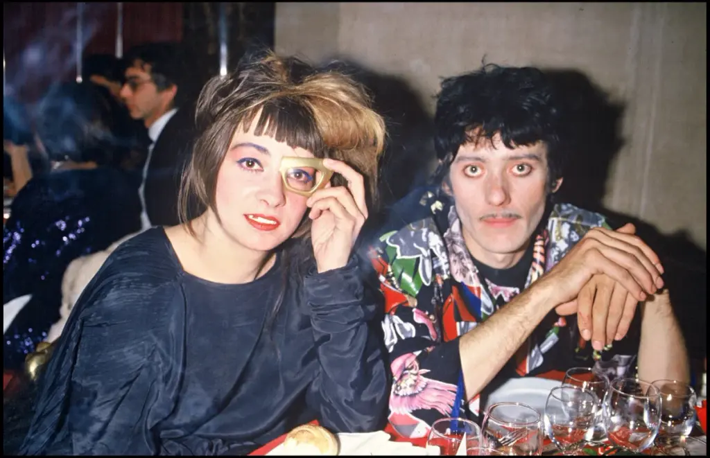 Catherine Ringer and Fred Chichin of Les Rita Mitsouko in Paris in 1985