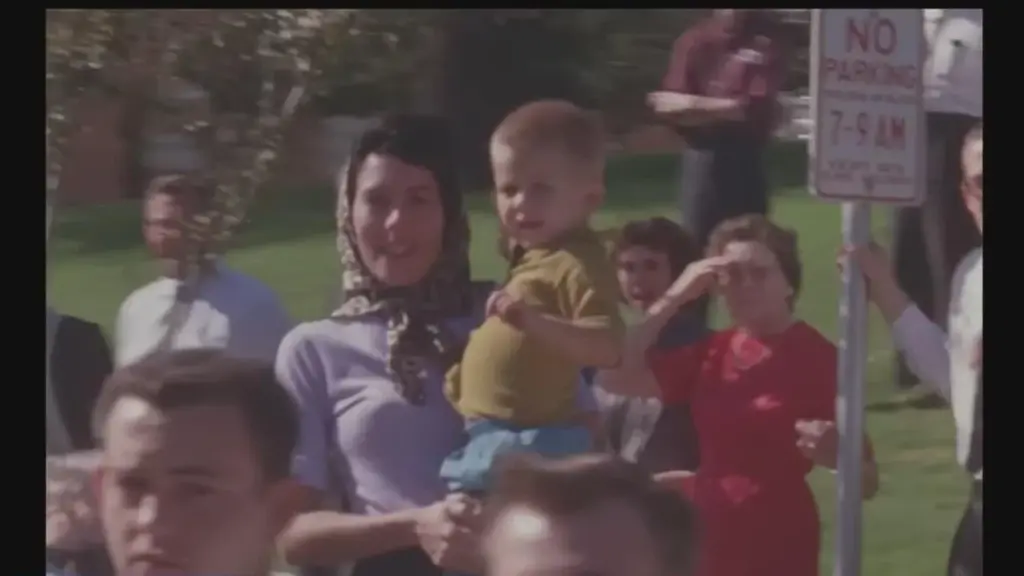 Joan Jackson in CBS News Texas coverage about JFK's Dallas motorcade footage