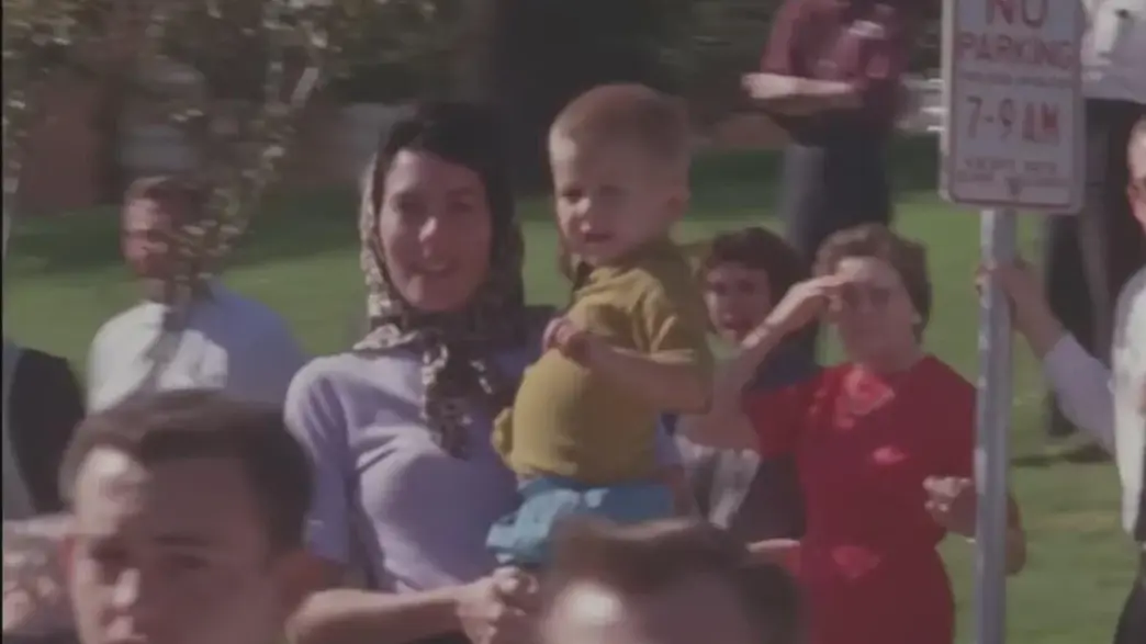 Joan Jackson in CBS News Texas coverage about JFK’s Dallas motorcade footage