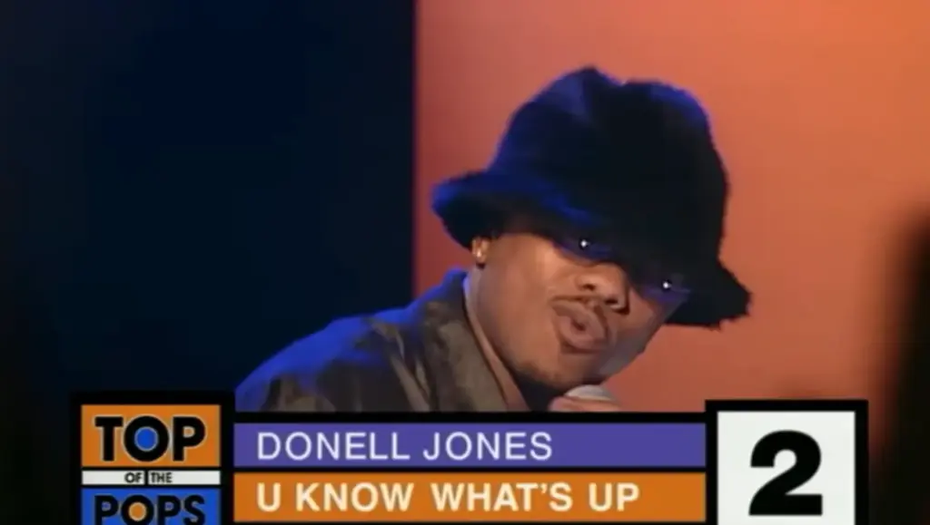 Donell Jones performing U Know What's Up on Top of the Pops in January 2000