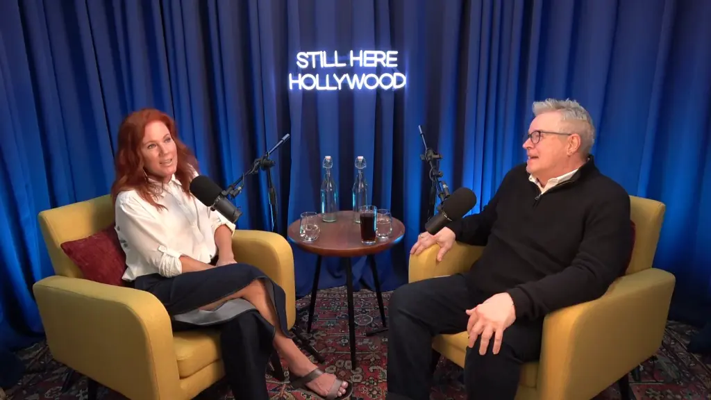 Elisa Donovan speaking with Steve Kmetko on Still Here Hollywood