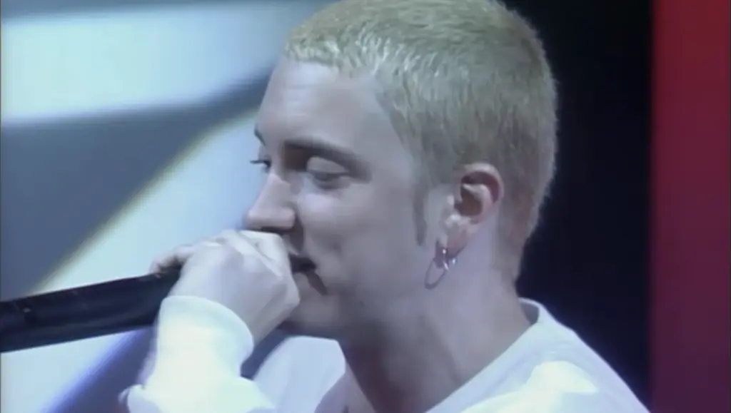 Eminem performing “My Name Is” on Top of the Pops