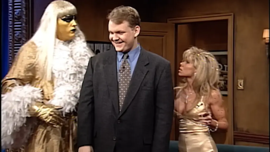 Goldust during the 1996 Conan O’Brien late-night segment