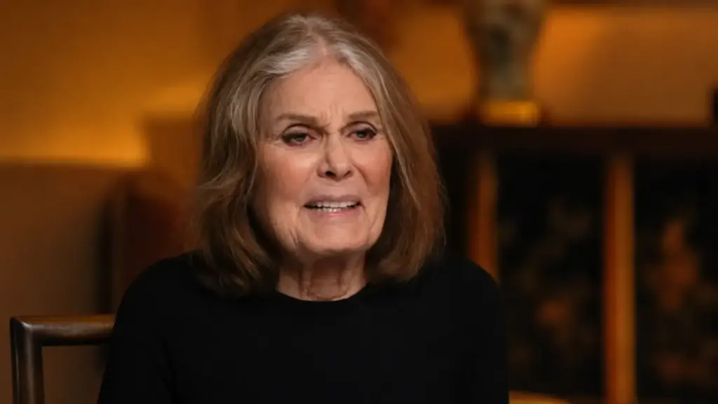 Gloria Steinem during a CBS Sunday Morning interview about the history of Ms. magazine