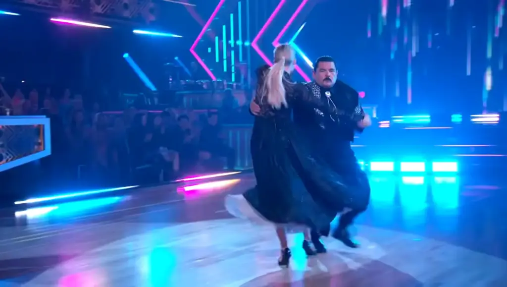 Guillermo Rodriguez and Witney Carson during Viral Hits Night on Dancing with the Stars
