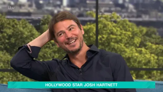 Josh Hartnett during his This Morning interview about life in Hampshire, England