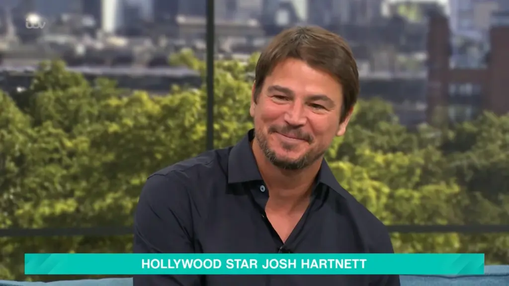 Josh Hartnett during an interview about living in the United Kingdom