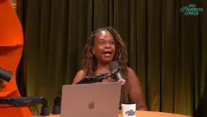 Yamaneika Saunders Laughs & Teahces On “My Favorite Lyrics w/ Devon Walker”