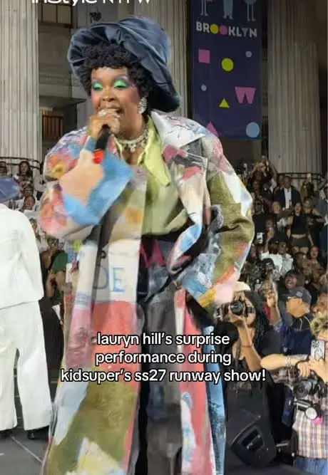 Lauryn Hill at KidSuper's The People's Runway during New York Fashion Week
