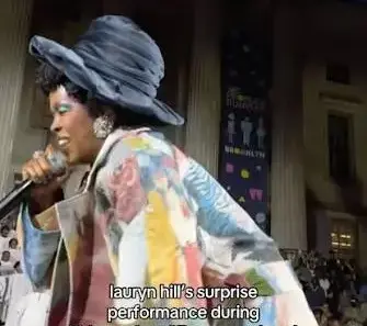 Lauryn Hill at KidSuper’s People’s Runway during New York Fashion Week