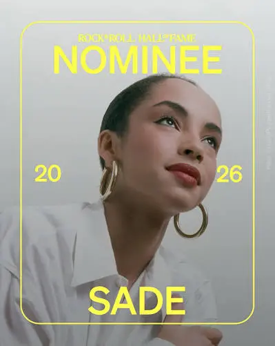 Sade featured in connection with the 2026 Rock and Roll Hall of Fame