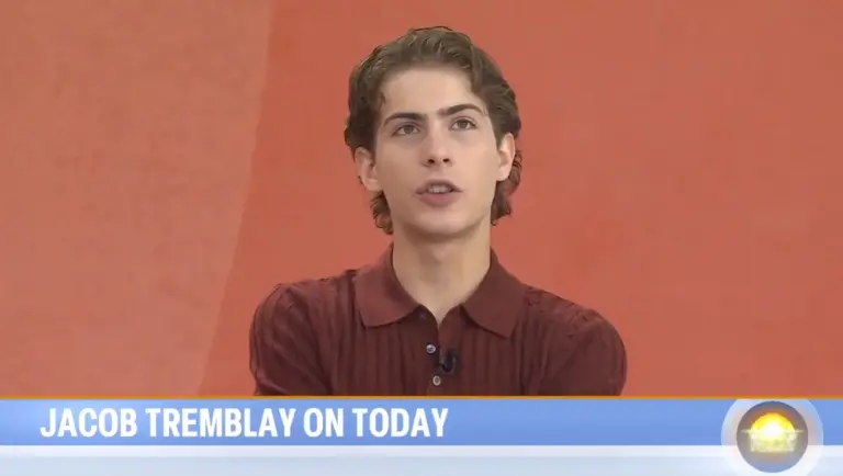Jacob Tremblay during his TODAY interview about Netflix’s Unabomber