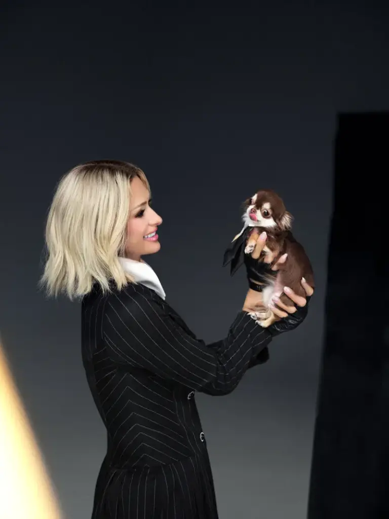 Paris Hilton photographed for Karl Lagerfeld Fall/Winter 2026