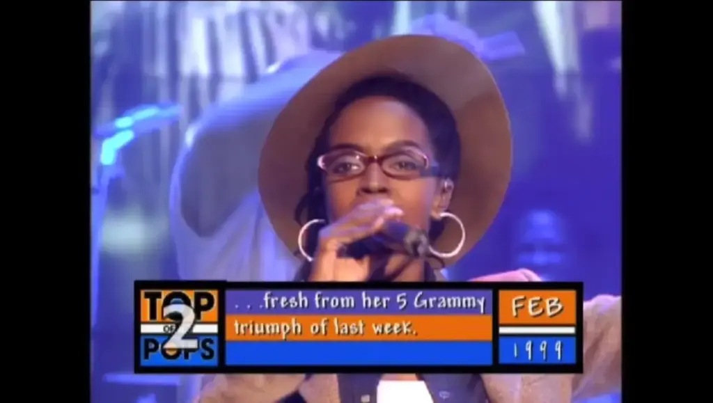 Lauryn Hill performing Doo Wop That Thing in the Top of the Pops video