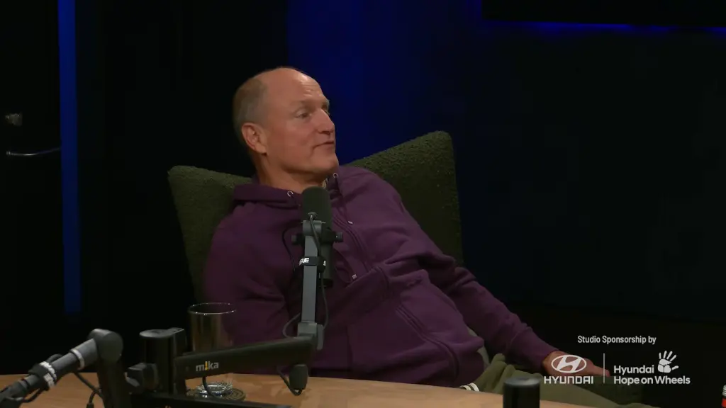 Matthew McConaughey and Woody Harrelson during Conan O'Brien Needs a Friend
