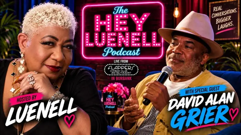 David Alan Grier Visits “The Hey Luenell Podcast” Live From Flappers Comedy Club
