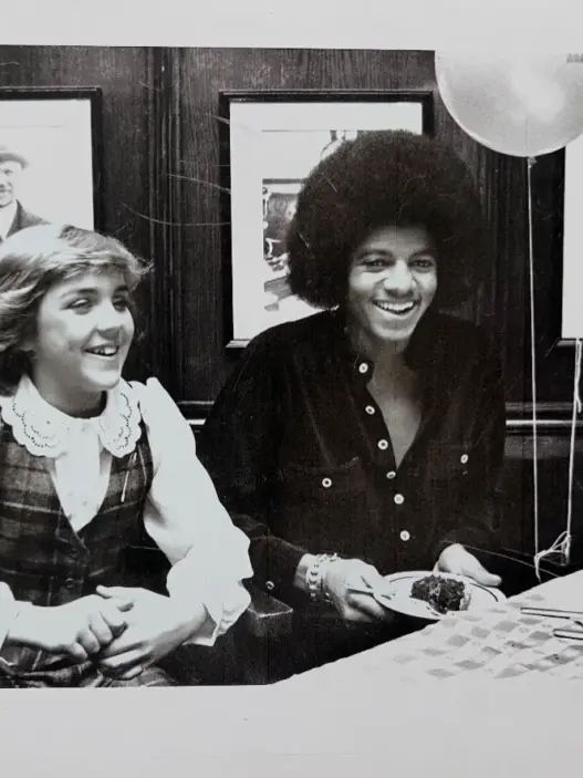 Andrea McArdle shares a vintage photo connected to her 1977 Michael Jackson memories