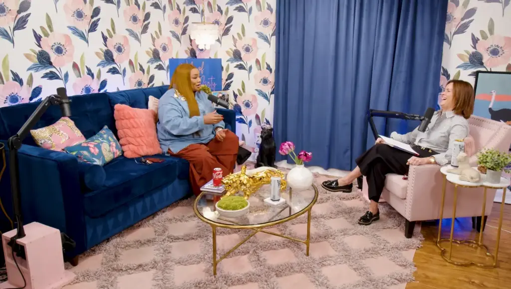 Ms. Pat during her Wife of the Party podcast interview about Ms. American Dream