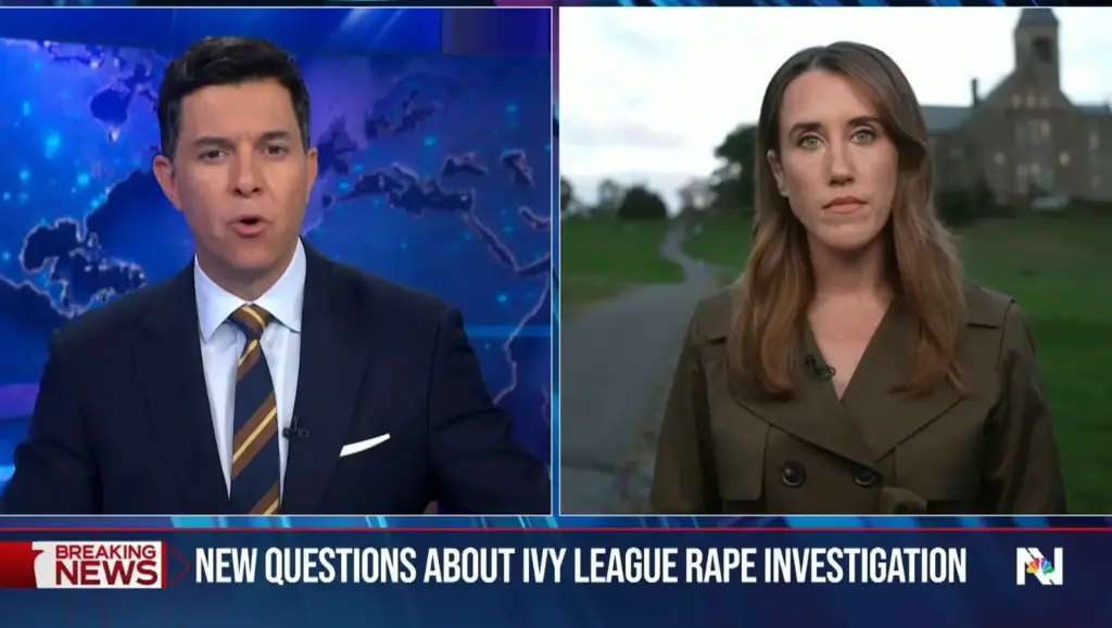 NBC Nightly News report on the reopened Cornell University sexual assault investigation