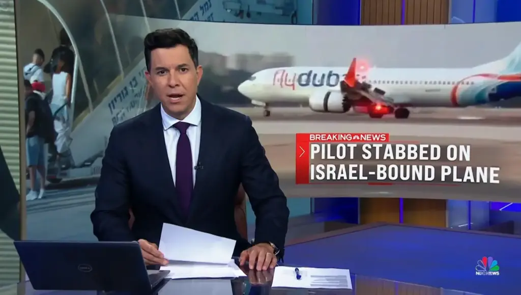 NBC Nightly News coverage of the Flydubai flight attack