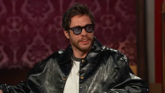 Pete Davidson during his Jimmy Kimmel Live interview